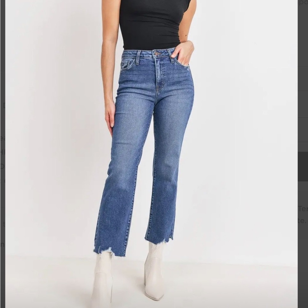 Dark Wash, Straight cut Jeans